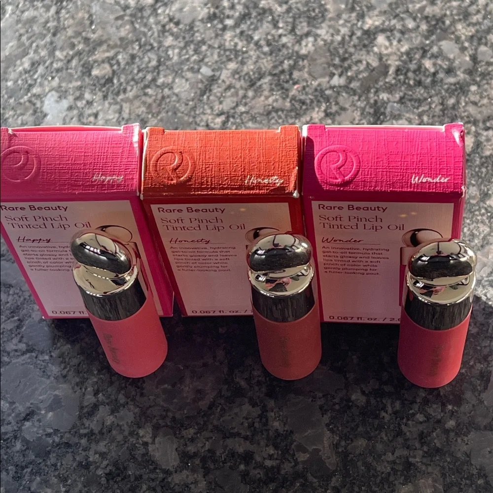 Rare Beauty Soft Pinch Tinted Lip Oil in Happy, Honesty or Wonder